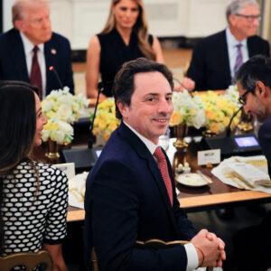 Read more about the article Sergey Brin Moves to the Right, With a ‘MAGA Girlfriend’ by His Side