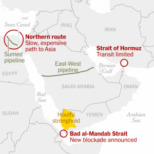 Read more about the article See How Houthis Put the Red Sea at Risk as an Alternative Oil Route