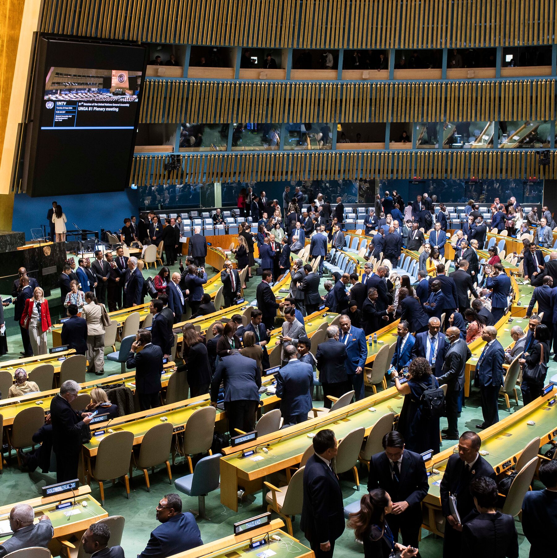 You are currently viewing Trump Is Back on TV, Briefly, as Many Networks Carry His U.N. Speech Live