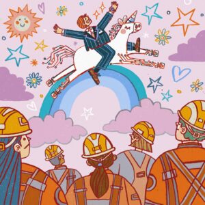 Read more about the article C.E.O.s Say the A.I. Rollout Is Going Well. Employees Feel Differently.