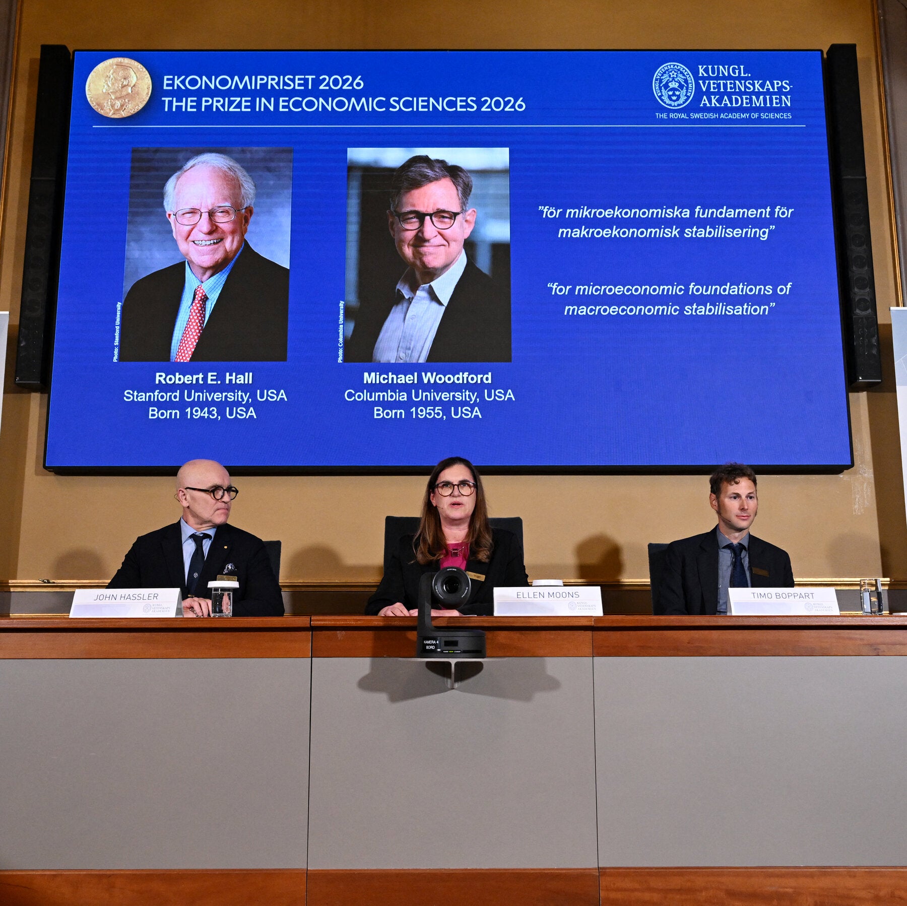 You are currently viewing Robert E. Hall and Michael Woodford Awarded Nobel for Economics