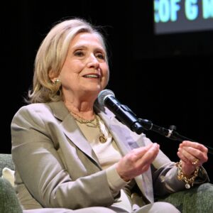 Read more about the article Hillary Clinton Steps to the Podcast Mic as Midterms Approach
